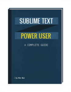 Wes Bos - Sublime Text Power User (2015)