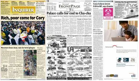 Philippine Daily Inquirer – August 03, 2009