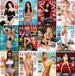 Maxim USA Magazine - 2011 Full Year Issues Collection