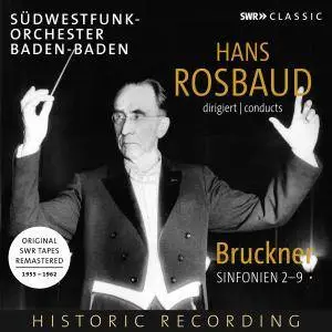 Sudwestfunkorchester Baden-Baden & Hans Rosbaud - Bruckner: Symphonies Nos. 2-9 (2017)
