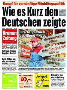 Kronen Zeitung Salzburg - 19. Januar 2018