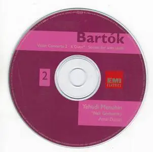 Bartok - Violin Concertos 1 & 2, Viola Concerto, etc. - Yehudi Menuhin (2003) {2CD Set EMI Classics rec 1965-1975}