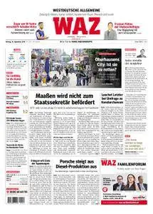 WAZ Westdeutsche Allgemeine Zeitung Moers - 24. September 2018