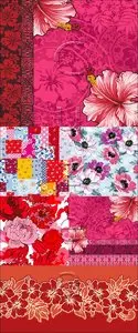 Vector - Color floral vintage backgrounds