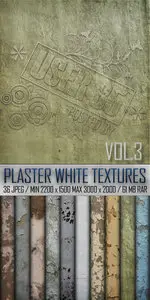 Plaster White Textures #3