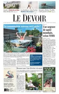 Le Devoir du 09 10 Août 2014