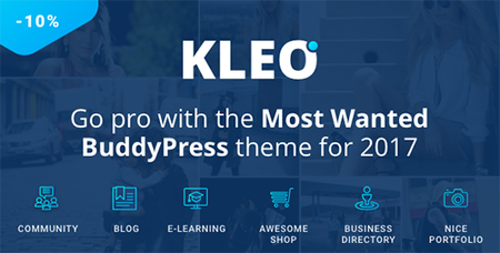 ThemeForest - KLEO v4.2.4 - Pro Community Focused, Multi-Purpose BuddyPress Theme - 6776630