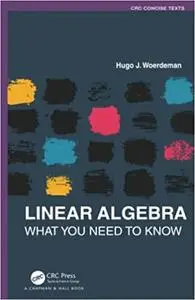 Linear Algebra: What you Need to Know (Textbooks in Mathematics)