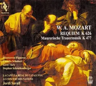 Mozart - Maurerische Trauermusik K 477, Requiem K 626 (Jordi Savall) [2011]