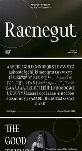 Racnegut - Display Serif Font