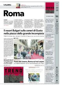 la Repubblica Roma - 18 Ottobre 2018
