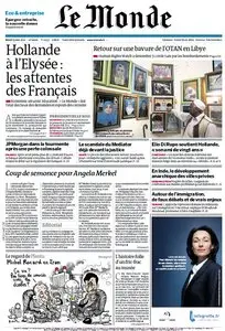 Le Monde et Supplément Economique du Mardi 15 Mai 2012