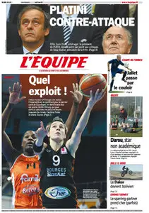 L'Equipe -  Jeudi  21 Mars 2013