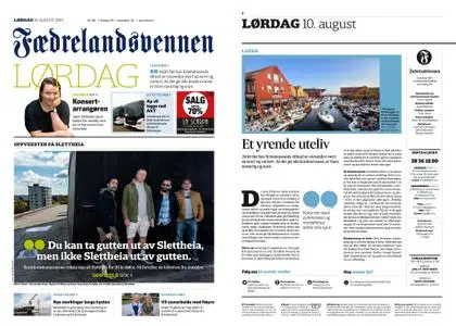 Fædrelandsvennen – 10. august 2019