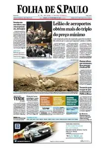 Jornal Folha de São Paulo - 23 de novembro de 2013  - Sábado