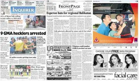 Philippine Daily Inquirer – March 04, 2008