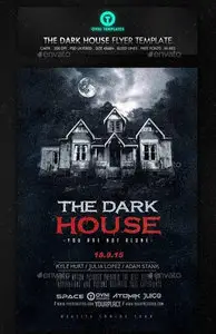 GraphicRiver - Dark Terror House Flyer Movie Poster