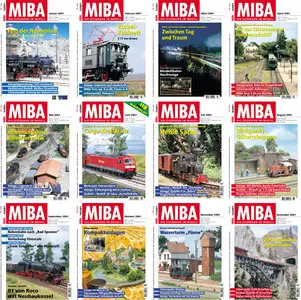 Miba Miniaturbahnen Jahrgang 2001 Heft 01-12 + Messeheft