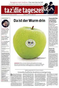 Tageszeitung TAZ vom 27 April 2015