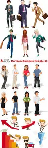 Vectors - Cartoon Business People 11