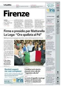 la Repubblica Firenze - 29 Maggio 2018