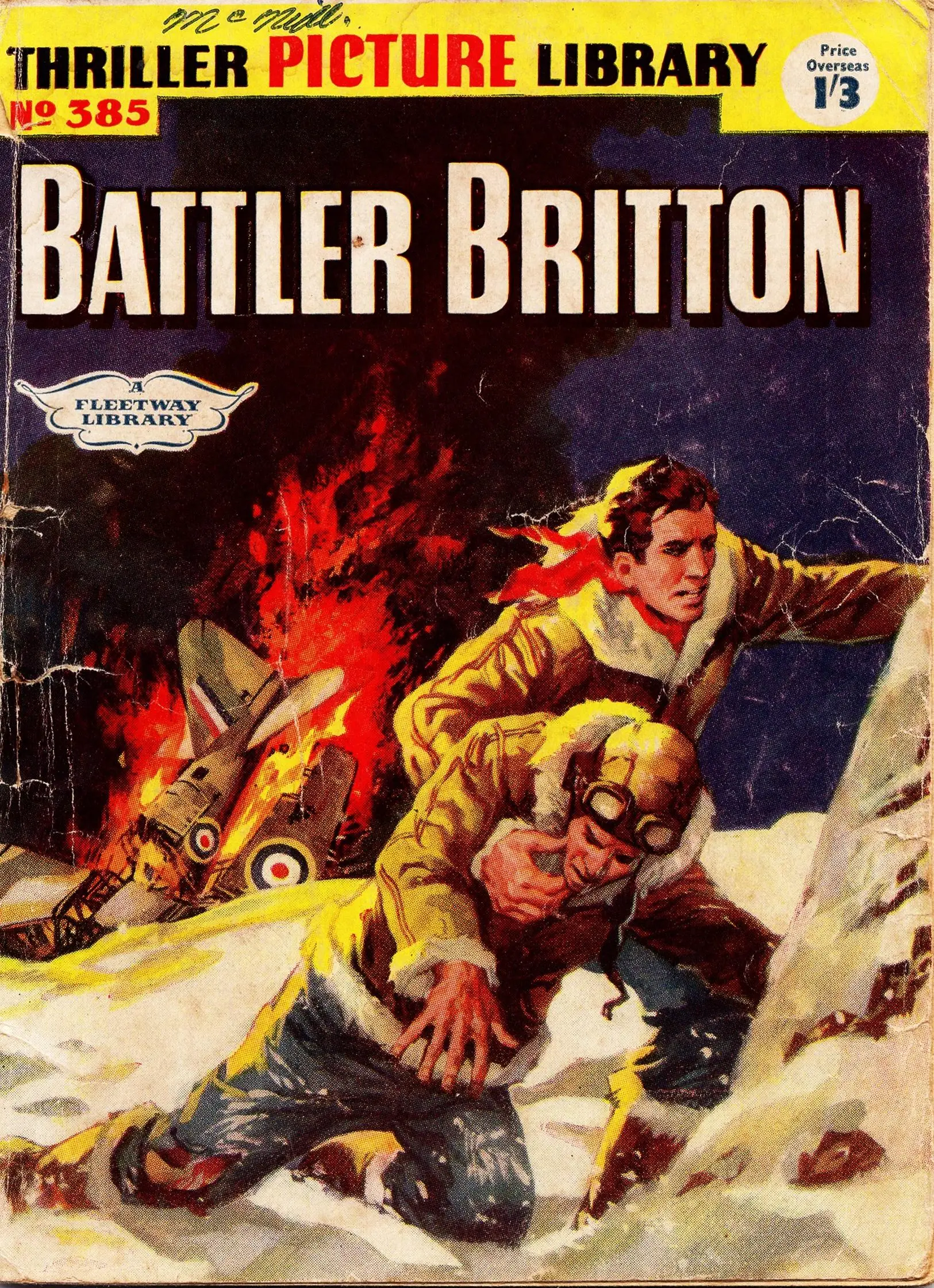 Thriller Picture Library 385-Battler Britton and the Viking Vengeance
