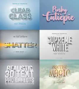 Psd text effect set part 36