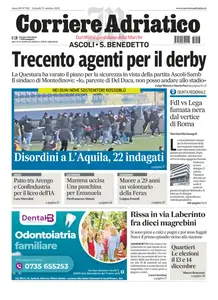 Corriere Adriatico Ascoli - 23 Ottobre 2025