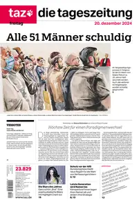 taz die tageszeitung  - 20 December 2024