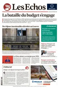 Les Echos du Lundi 20 Octobre 2025