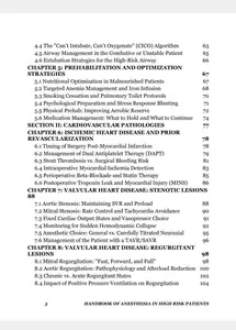 Handbook of Anesthesia in High Risk Patients