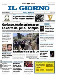 Il Giorno Milano Metropoli - 22 Maggio 2025