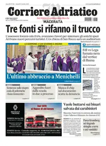 Corriere Adriatico Macerata - 23 Ottobre 2025