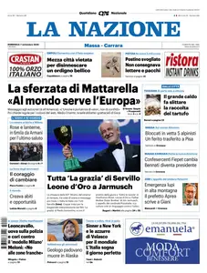 La Nazione Massa Carrara - 7 Settembre 2025