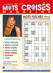 Mots Croisés Magazine N.3142 - 21 Novembre 2024