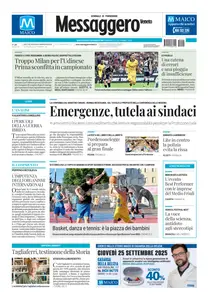 Messaggero Veneto Pordenone - 21 Settembre 2025