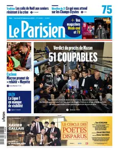 Le Parisien du Vendredi 20 Décembre 2024