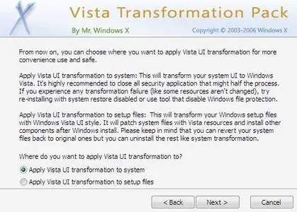 Vista Transformation Pack 5.0