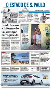 Jornal O Estado de São Paulo - 13 de maio de 2012 - Domingo