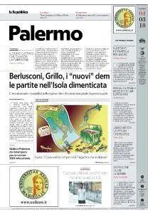 la Repubblica Palermo - 4 Marzo 2018
