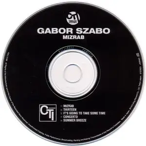Gabor Szabo - Mizrab (1972) [Remastered 2007]