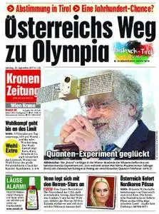 Kronen Zeitung - 30. September 2017