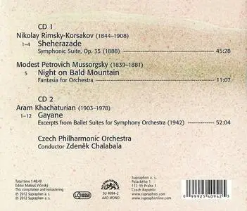 Czech Philharmonic Orchestra, Zdeněk Chalabala - Rimsky-Korsakov: Sheherazade / Khachaturian: Gayane (2012)