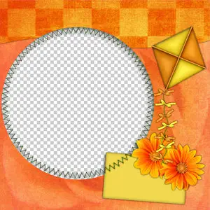 5 Quick Pages: Orange Flowers