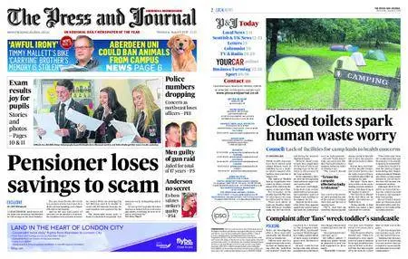 The Press and Journal Aberdeenshire – August 08, 2018