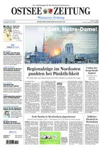 Ostsee Zeitung Wismar - 16. April 2019