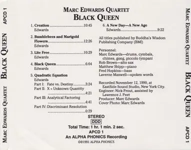 Marc Edwards Quartet - Black Queen (1991)
