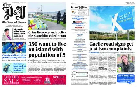 The Press and Journal Highlands and Islands – January 21, 2019