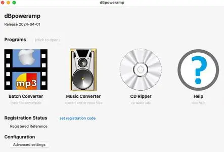 dBpoweramp Music Converter R2024-05-01 Reference macOS