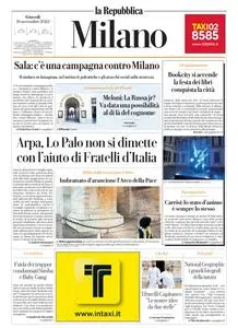 la Repubblica Milano - 16 Novembre 2023